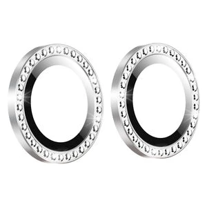 İ She iPhone 12 Mini Kamera Lens Koruyucu Taş Detaylı Cl-06