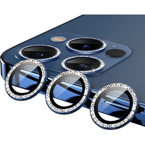 İ She iPhone 12 Pro Kamera Lens Koruyucu Taş Detaylı Cl-06