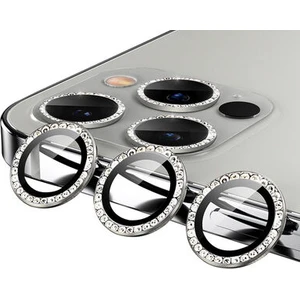 İ She iPhone 12 Pro Kamera Lens Koruyucu Taş Detaylı Cl-06
