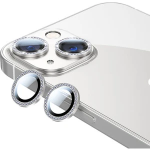 İ She iPhone 13 Mini Kamera Lens Koruyucu Taş Detaylı Cl-06