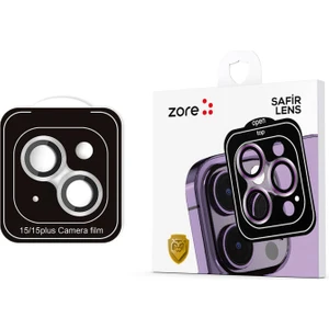 İ She iPhone 15 Safir Kamera Lens Koruyucu Parmak İzi Önleyici Cl-11