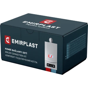 Emırplast Kombi Montaj Alt Bağlantı Seti Düz Pp 8`li