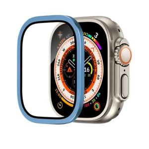 Apple Watch Ultra 49MM Uyumlu Metal Çerçeveli Ekran Koruyucu