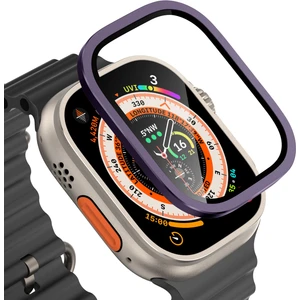 Apple Watch Ultra 49MM Uyumlu Metal Çerçeveli Ekran Koruyucu