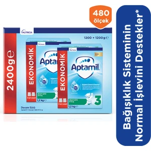 3 1200 Gr Mega Size İkili Paket Devam Sütü 9-12 Ay