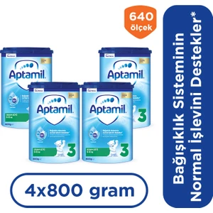 3 Devam Sütü 800 Gr 9-12 Ay Akıllı Kutu X 4 Adet