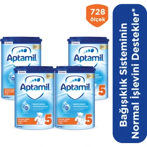 5 Çocuk Devam Sütü 800 Gr 2 Yaş+ Akıllı Kutu X 4 Adet