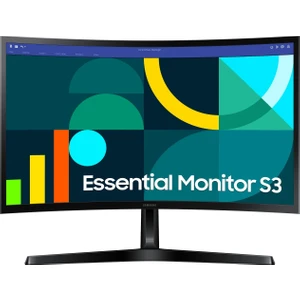 Essential S3 LS24D366GAUXUF 24" 4 Ms 100 Hz Full Hd Curved Va LED Monitör