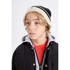 Erkek Çocuk Çizgili Triko Bere C8589A824WN