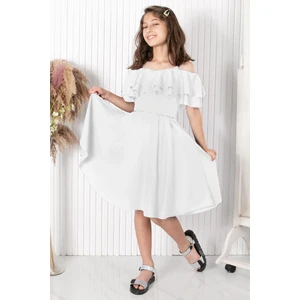 Kol Detaylı Abiye Ekru MDV326