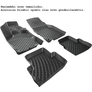 Bmw 5 Serisi E60 2004-2009 Paspas Siyah 3D Havuzlu