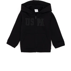 U.S. Polo Assn. Kız Çocuk Siyah Sweatshirt 50296426-VR046