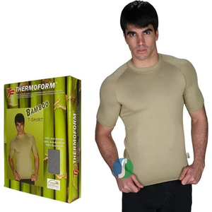 Bambu Reglan Kısa Kol Tshirt Kum S