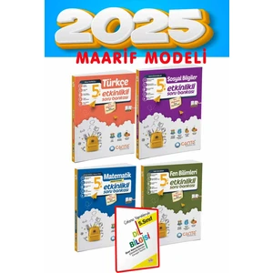 Çanta Yayınları 5. Sınıf Etkinlikli Soru Bankası Seti 2025 Maarif Modeli Yeni Baskı
