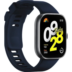 Xiaomi Redmi Watch 4 Uyumlu Kordon Akıllı Saat Bileklik Kordonu Yumuşak Silikon Kayış