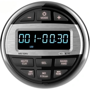 Yuvarlak USB Girişli Bluetoothlu Marine Teyp