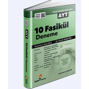 Aydın Yayınları Ayt 10 Fasikül Deneme