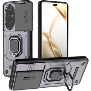 Honor 200 Halka Zırh Kamera Koruması Cep Telefonu Kılıfı (Yurt Dışından)