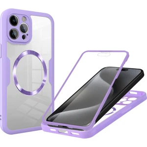 iPhone 15 Pro Manyetik Çekim Herşey Dahil Cep Telefonu Kılıfı (Yurt Dışından)