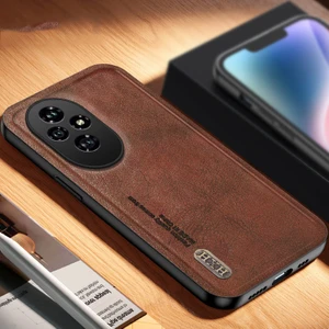 Honor 200 Araba Manyetik Emme Retro Mat Pu Cep Telefonu Kılıfı (Yurt Dışından)