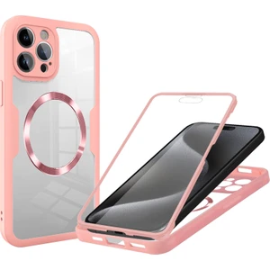 iPhone 15 Manyetik Çekim Herşey Dahil Cep Telefonu Kılıfı (Yurt Dışından)