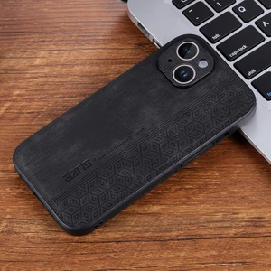 iPhone 11 Vintage Kabartmalı Pu Cep Telefonu Kılıfı (Yurt Dışından)