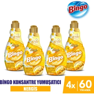Konsantre Çamaşır Yumuşatıcısı Nergis 1440 ml x 4 Adet