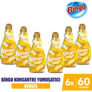 Konsantre Çamaşır Yumuşatıcısı Nergis 1440 ml x 6 Adet