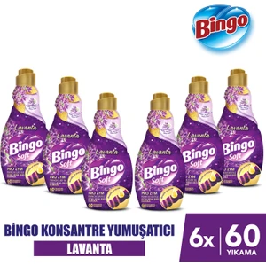 Konsantre Çamaşır Yumuşatıcısı Lavanta 1440 ml x 6 Adet