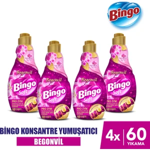 Konsantre Çamaşır Yumuşatıcısı Begonvil 1440 ml x 4 Adet