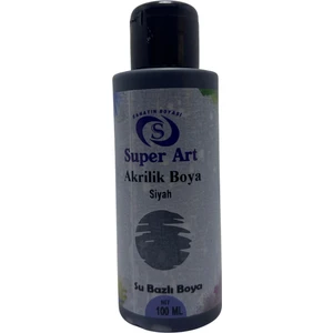 Super Art Superart Akrilik Boya Siyah 100 ml