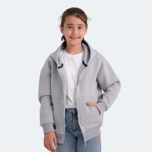 LEKAN Unisex Çocuk Sweatshirt Taş Gri