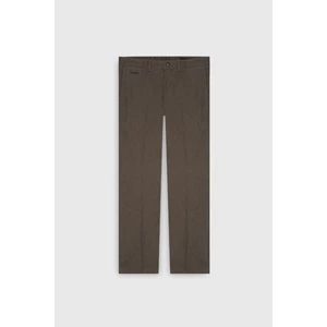 Altınyıldız Classics Comfort Fit Rahat Kesim Pamuklu Esnek Diagonal Desenli Yan Cep Casual Açık Kahve Pantolon
