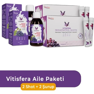 Resveratrol Aile Paketi (2 Shot + 2 Şurup)