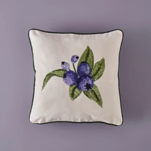 Bella Maison Blueberry Biyeli Kırlent Kılıfı Mor (45x45 Cm)