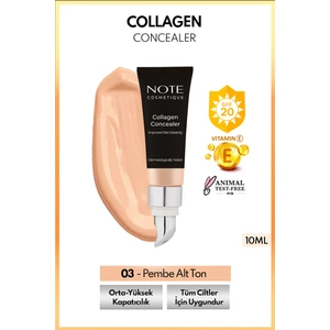 Note Collagen Concealer 03 Kolajen İçerikli SPF 20 Göz Altı Kapatıcısı