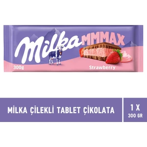 Çilekli Tablet Çikolata 300 gr