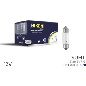 12V Sofit Ampul 31X11 Sv7-8 10 Lu