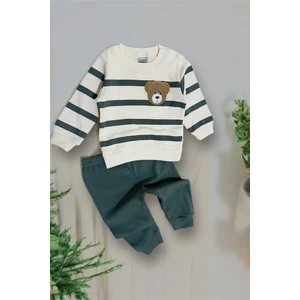 Merry Shop Peluş Ayı  Bebek&çocuk Alt Üst 2'li Takım