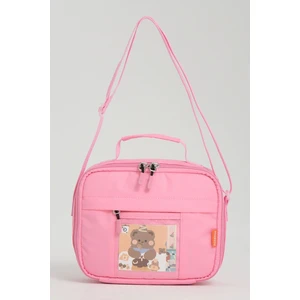 Kore Kawaii Tarzı Aksesuarlı Çocuk Beslenme Çantası - Isı Yalıtımlı Termoslu Beslenme Çantası