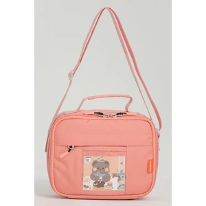 Kore Kawaii Tarzı Aksesuarlı Çocuk Beslenme Çantası - Isı Yalıtımlı Termoslu Beslenme Çantası