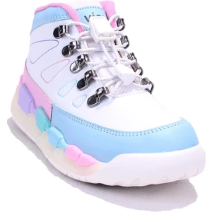 Ellen 946F24K417 Beyaz Ortopedik Günlük Işıklı Kız Çocuk Spor Bot