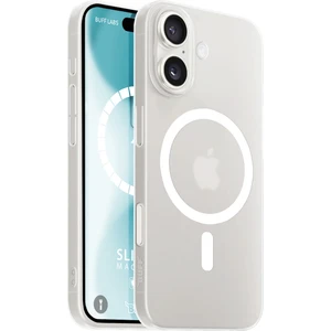 Buff Apple iPhone 16 Magsafe Slimfy Kılıf - Beyaz