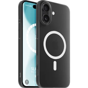 Buff Apple iPhone 16 Magsafe Slimfy Kılıf - Siyah