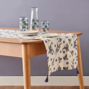 Bella Maison %100 Pamuk Blueberry Runner (50x150 cm)
