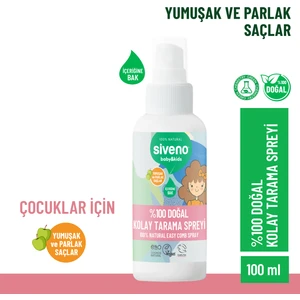 %100 Doğal Kolay Tarama Spreyi Çocuklar İçin Nemlendirici Hindistan Cevizi Yağlı 100 ml