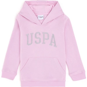 U.S. Polo Assn. Kız Çocuk Pembe Sweatshirt 50296388-VR041
