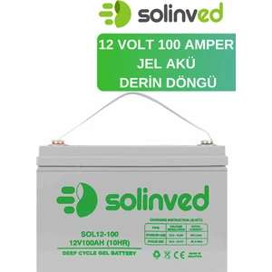 12V 100AH Jel Akü Derin Döngü