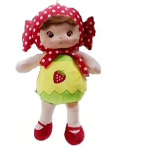 Büyük Çilek Peluş Bez Bebek  45 cm  A18260