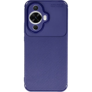 Huawei Nova 12S Kılıf Negro Karbon Fiber Desen Silikon + Ekran Koruyucu